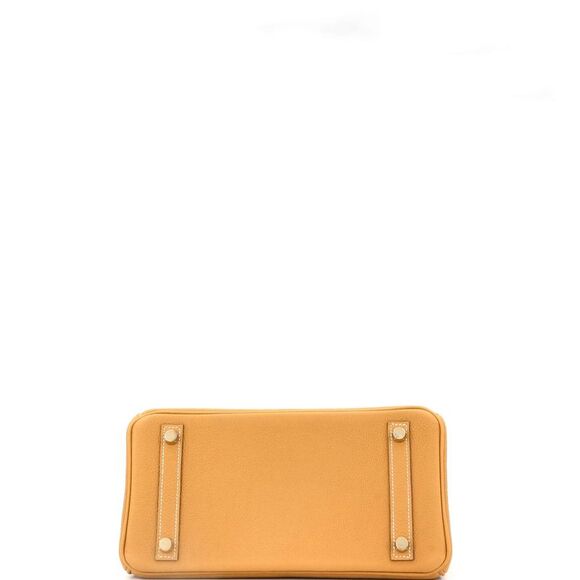 Hermes Birkin Handbag Natural Sable Maurice with Gold Hardware 25 Brown - Picture 5 of 8